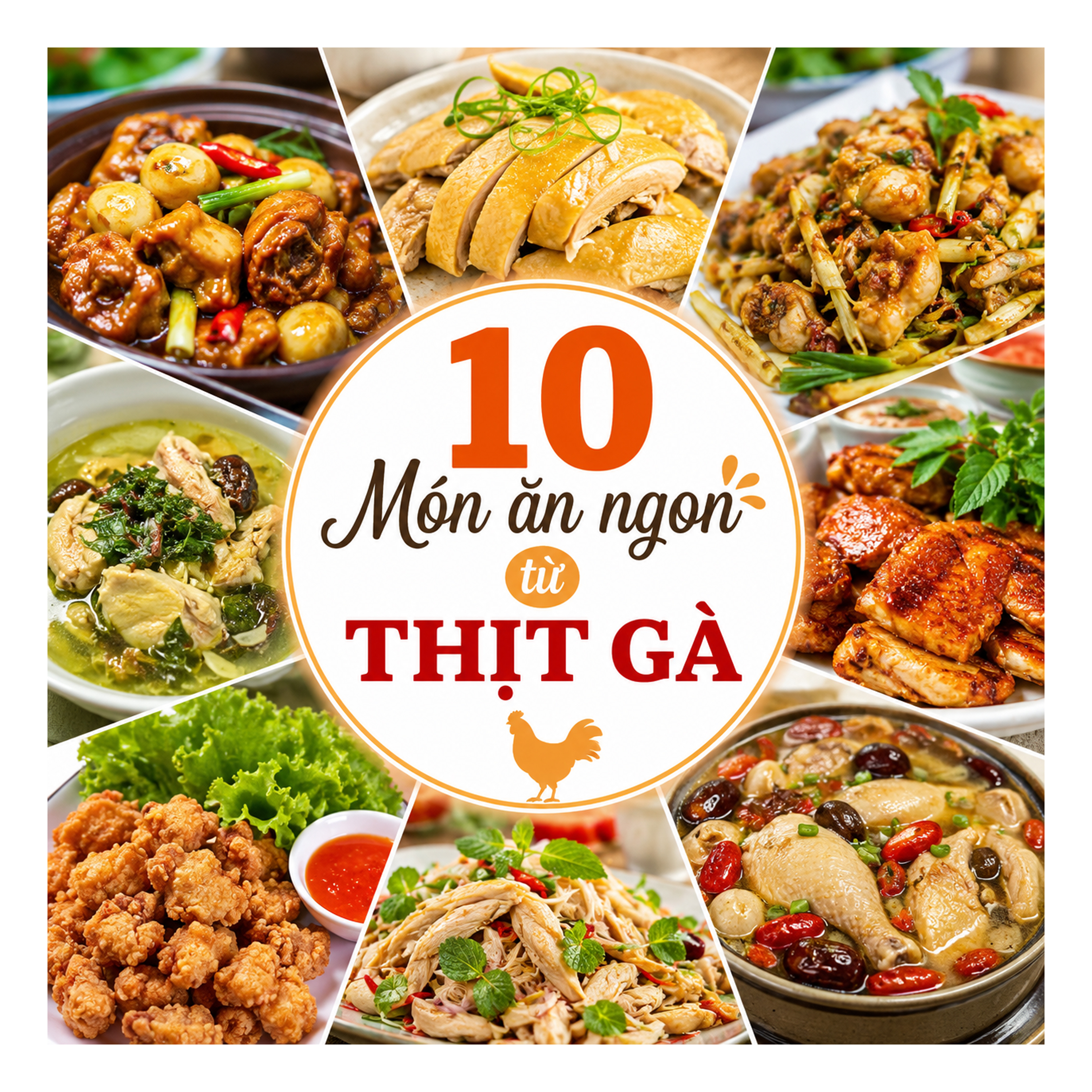 10 mon an ngon tu thit ga